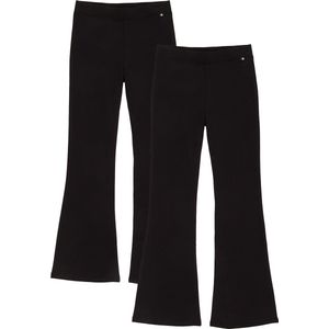 WE Fashion Meisjes flared legging 2-pack