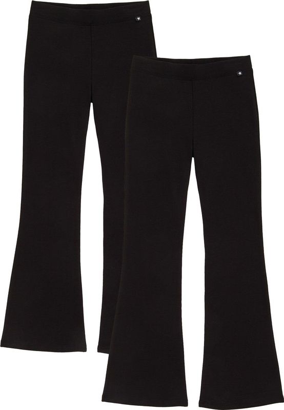 WE Fashion Meisjes flared legging 2-pack