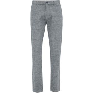 WE Fashion - Chino Broek - Dusty Blue - Katoen Lycra
