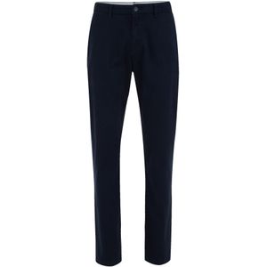 WE Fashion Heren Slim fit chino met structuur