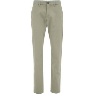 WE Fashion - Heren Slim Fit Chino - Pastelgroen - Katoen