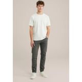 WE Fashion - Slim Fit - Sportbroek - Legergroen - Katoen