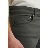 WE Fashion - Slim Fit - Sportbroek - Legergroen - Katoen