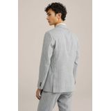WE Fashion - Business-colbert - Grijs - Slim Fit - Krijtstrepen