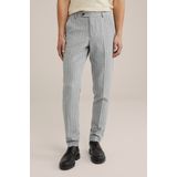 Pantalon - Krijtstreep - Polyestermix - Slim Fit