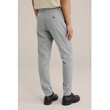 Pantalon - Krijtstreep - Polyestermix - Slim Fit