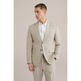WE Fashion - Colbert - Heren - Linnen - Slim Fit - Reverskraag