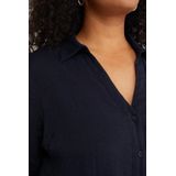 WE Fashion - Blouse - Curve - Regular Fit - Met Knoopdetail