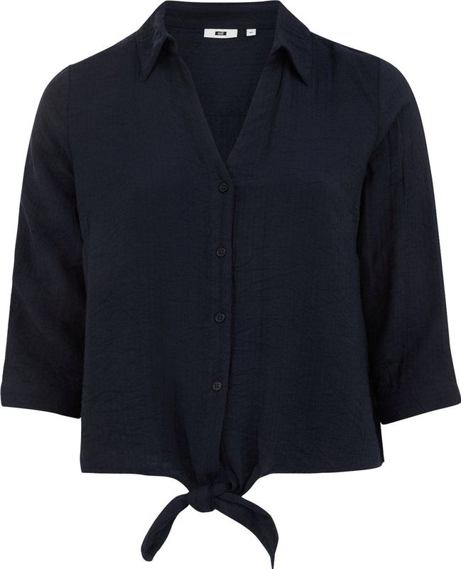 WE Fashion - Blouse - Curve - Regular Fit - Met Knoopdetail