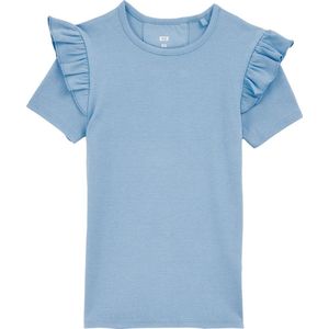 WE Fashion Meisjes T-shirt met ruches