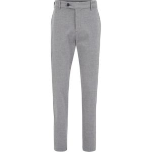 WE Fashion - Heren Tapered Pantalon - Grijsblauw - Katoen