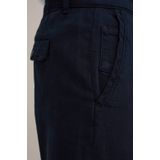 WE Fashion - Regular Chino - Donkerblauw - Katoen met Elastaan