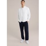 WE Fashion - Regular Chino - Donkerblauw - Katoen met Elastaan