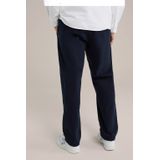 WE Fashion - Regular Chino - Donkerblauw - Katoen met Elastaan