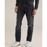 WE Fashion - Slim Fit Jeans - Zwart - 5-Pocket Design
