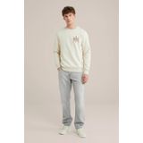 Blue Ridge - Heren Regular Fit Jeans - Lichtgrijs - Katoen-Linnenmix