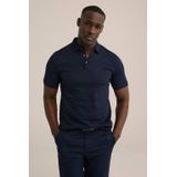 About You - Effen Shirt met Polokraag en Knoopsluiting