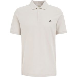 WE Fashion - Slim Polo - Zand - Katoen