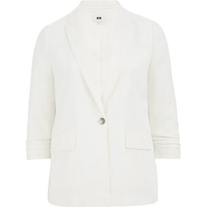 Blazer - Regular Fit - Driekwartsmouwen - Klepzakken - Rimpeling