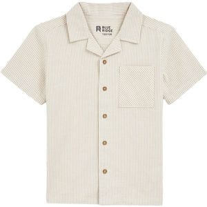 Overhemd - Gestreept - Katoen - Regular Fit - Kwartmouw