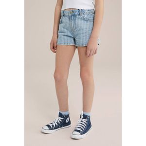 Short - Gestreept - Katoenmix - Slim Fit - Vier Zakken