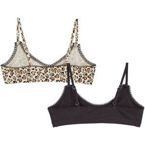 WE Fashion - Bustier - Beige - 2 Pack - Soft Cup - Effen