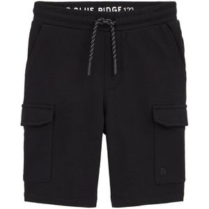 Blue Ridge - Jongens Cargoshort - Zwart - Katoen - Regular Fit