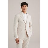 Van Gils - Slim Fit Blazer - Beige - Katoen