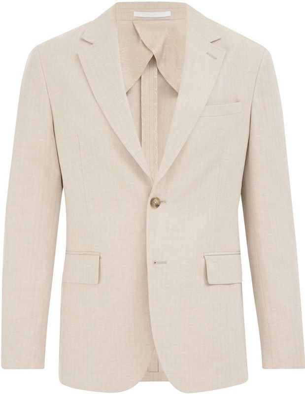 Van Gils - Slim Fit Blazer - Beige - Katoen