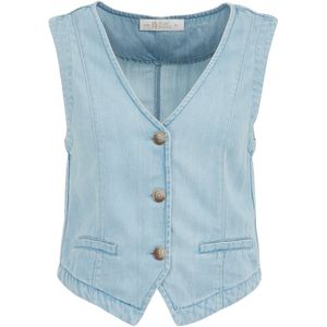 Winterjas - Effen - Denim - Slanke Pasvorm - Normale Lengte