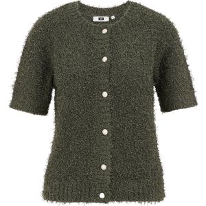 WE Fashion Dames gebreid vest met structuur
