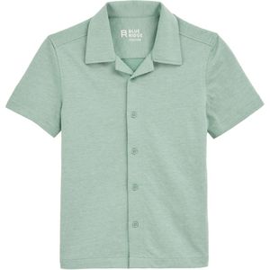 WE Fashion - Jongens pique shirt - Regular fit - Lichtgroen - Katoen - Maat: 92