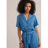 WE Fashion - Jumpsuit - Blauw - Denim