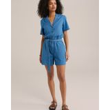 WE Fashion - Jumpsuit - Blauw - Denim