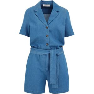 WE Fashion - Jumpsuit - Blauw - Denim