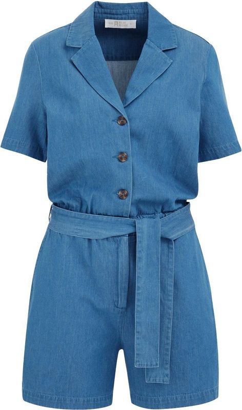 WE Fashion - Jumpsuit - Blauw - Denim