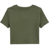 WE Fashion - T-shirt - Donkergroen