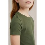WE Fashion - T-shirt - Donkergroen