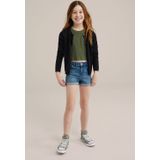 WE Fashion - T-shirt - Donkergroen