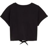 WE Fashion - Shirt - Zwart - Kwartmouw - Normale Pasvorm