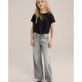 WE Fashion - Meisjes T-shirt - 2-pack - Multikleur - Katoen