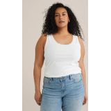 WE Fashion - Singlet - Met Kant - Dames - Curve