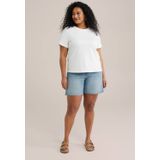 WE Fashion - T-shirt - Ronde Hals - Katoen - Dames