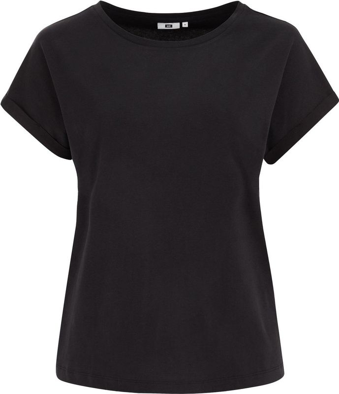 WE Fashion - Curve T-shirt - Zwart - Dames T-shirt