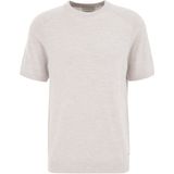 T-shirt - Merinowol - Ronde Hals - Korte Mouwen - Zwart