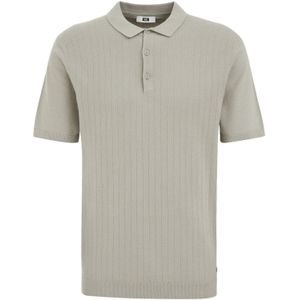Poloshirt - Knitwear - Geribbelde Kraag - Kwartmouw - Normale Pasvorm