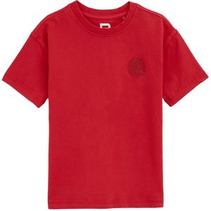 Blue Ridge - Jongens T-shirt met opdruk - Regular fit - Vuurrood - Katoen - Maat: 122/128