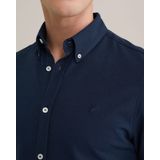 WE Fashion - Slim Fit Overhemd - Katoen Polyester - Korte Mouwen - Button Down Kraag