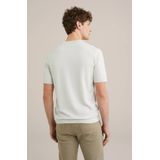 WE Fashion - T-shirt - Wit - Fijn Gebreid - Korte Mouwen