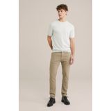 WE Fashion - T-shirt - Wit - Fijn Gebreid - Korte Mouwen